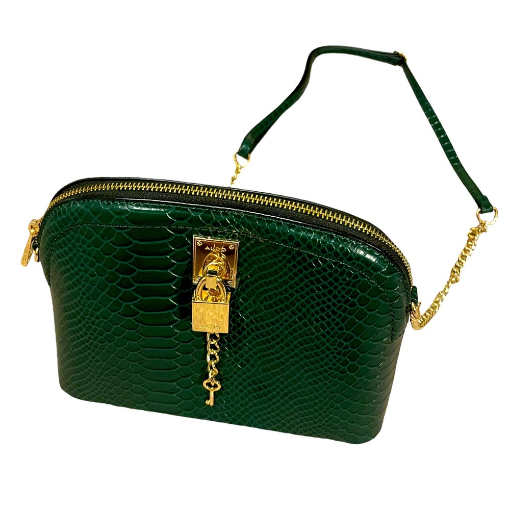 Aldo Auidee Green Crossbody Bag